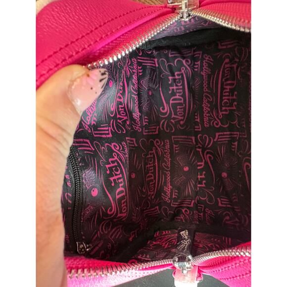Stunning Pink Von Dutch Bowling Bag - New with Tags, Iconic Design! - Picture 3 of 5